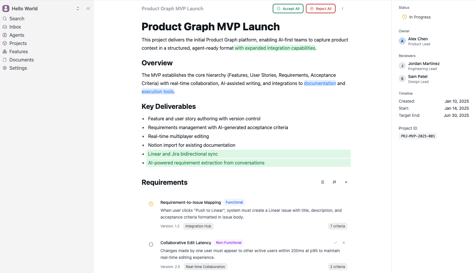 The software requirements platform for AI-first teams